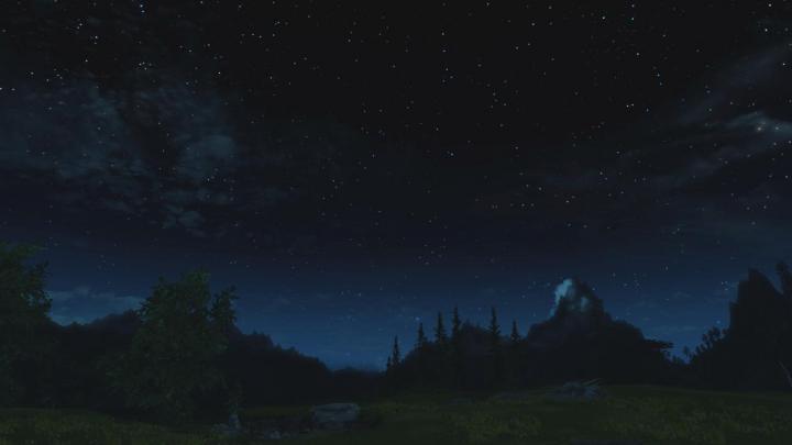 Night Sky in Skyrim
