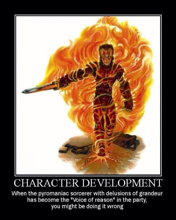 Character Development...