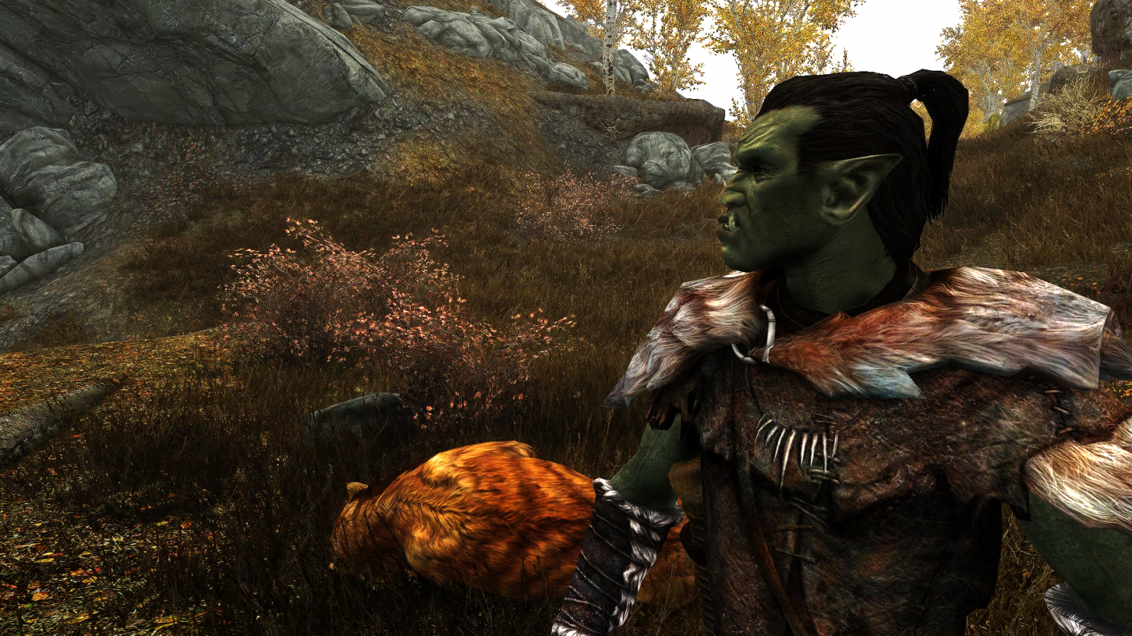 I asked the Orc what he was doing out there