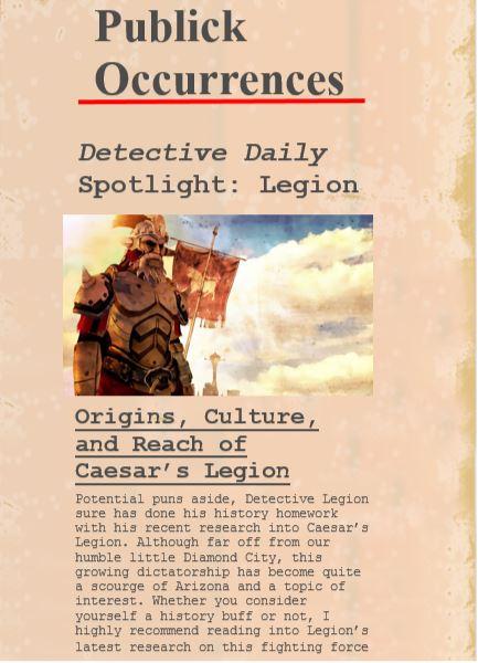 Detective Spotlight: Legion