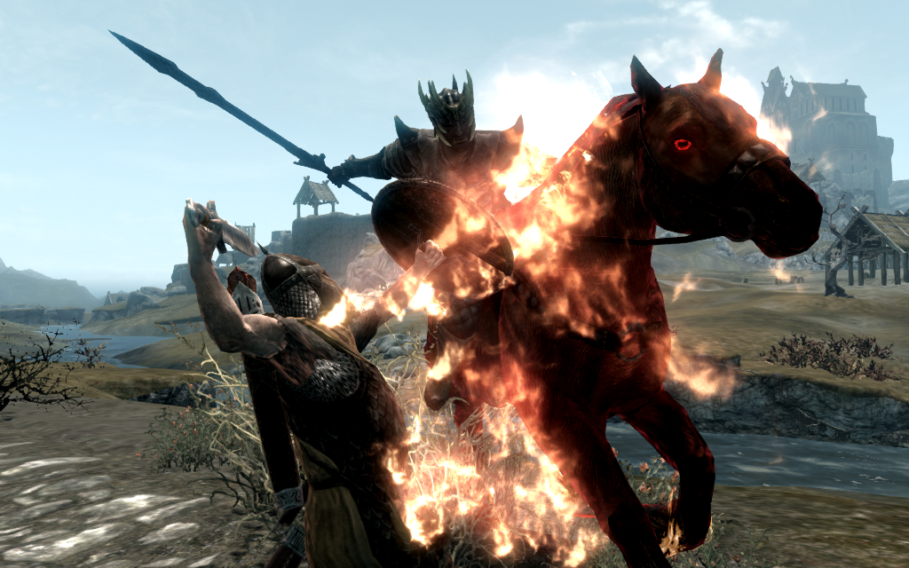 Upon His Fiery Horse
