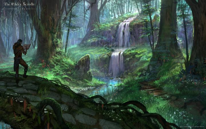 ESO Concept art: Forest