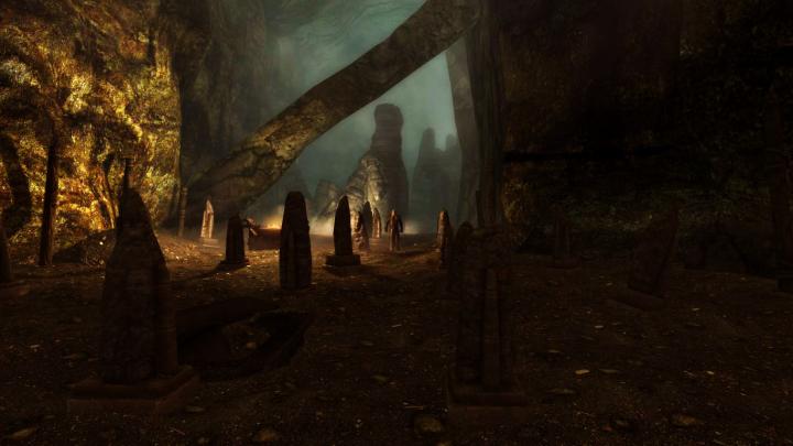 One Thalmor in a Nord cemetery