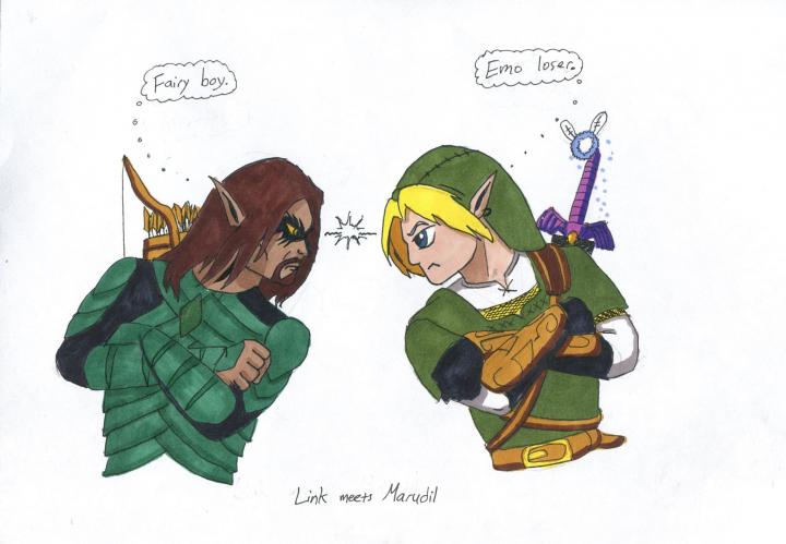 Link meets Marudil