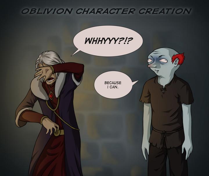 Oblivion Character Creation