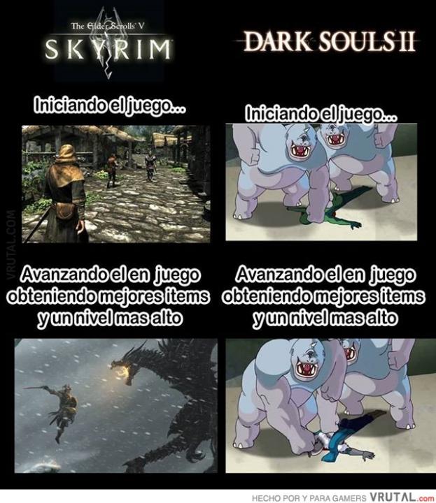 Skyrim vs Dark Souls 2