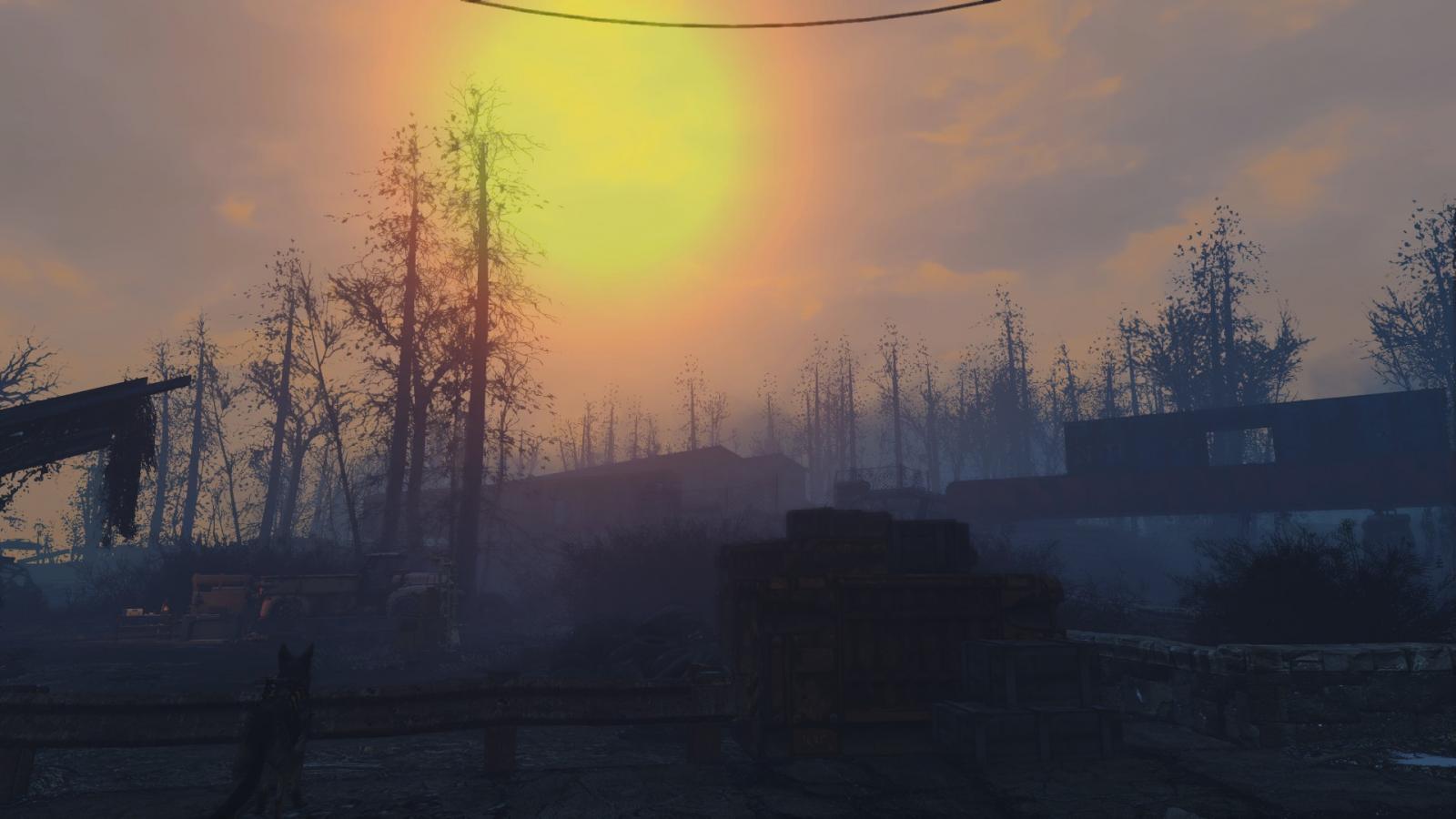 Sunrise over the Wasteland