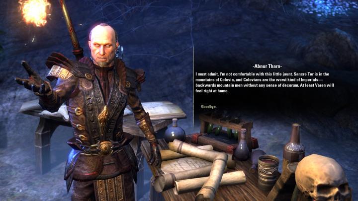 Chancellor and Archtroll, The Imperial Battlemage Abnur Tharn