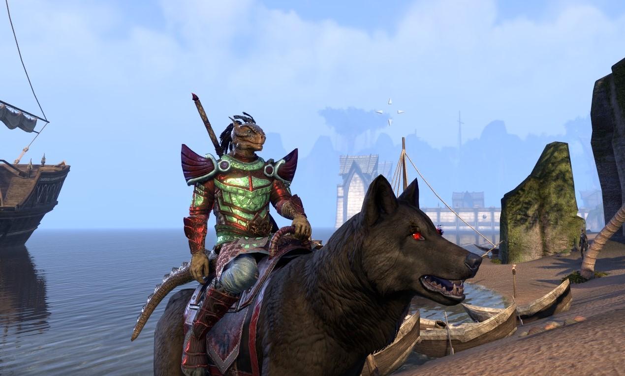 Main ESO character and Doom Wolf